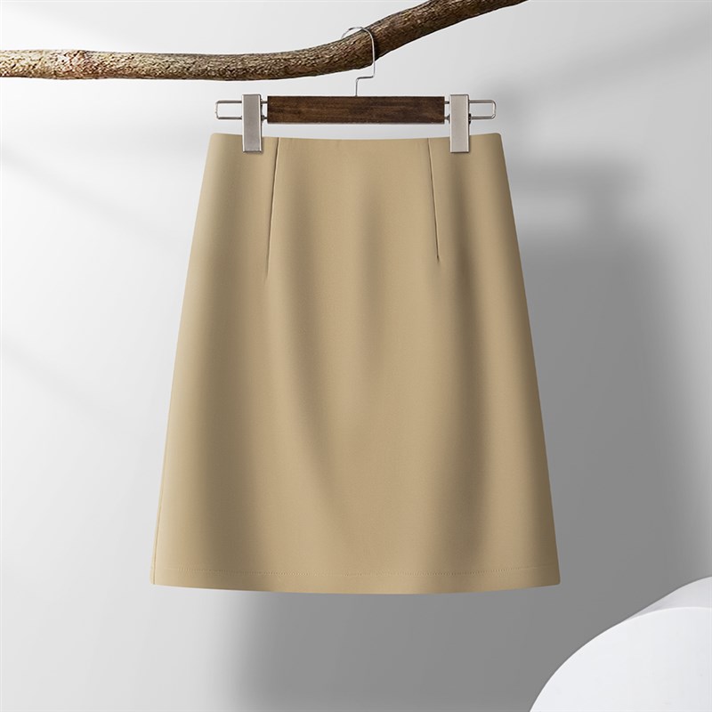 气质通勤西装裙半身裙女春夏2025新款高腰显瘦a字短裙五分包臀裙