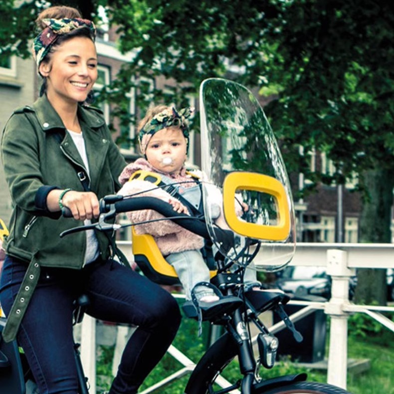 进口荷兰BOBIKE前置儿童座椅快拆