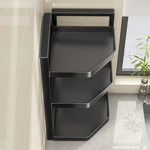 厨房多功能置物架台面墙角转角三角形盐醋油调料品调味料收纳架子