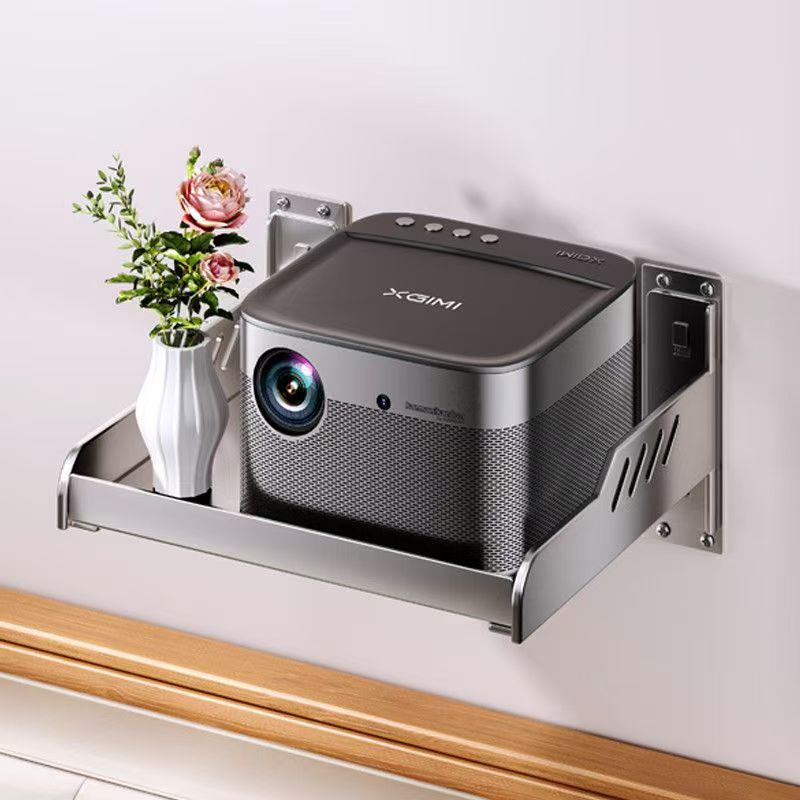 投影仪支架床头壁挂式置物架墙上免打孔家用路由器wifi机顶盒支架