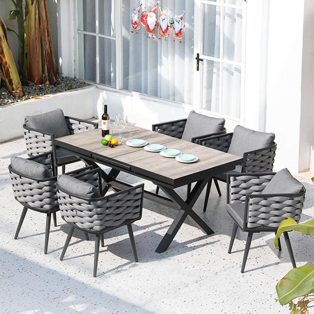 户外桌椅休闲别墅庭院藤编桌椅组合室外花园露台伸缩餐桌阳台藤椅,商业/办公家具,商用藤编家具,淘宝优惠券,粉丝福利购,淘宝优惠卷