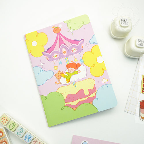 YOYO文创工作室童话木马盖章薄本