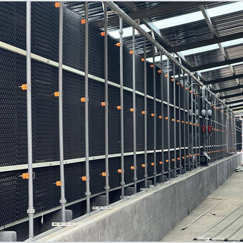 养殖场除臭塑料猪湿帘 鸡场尘降水温帘 除臭PP填GLI料蜂窝湿除帘