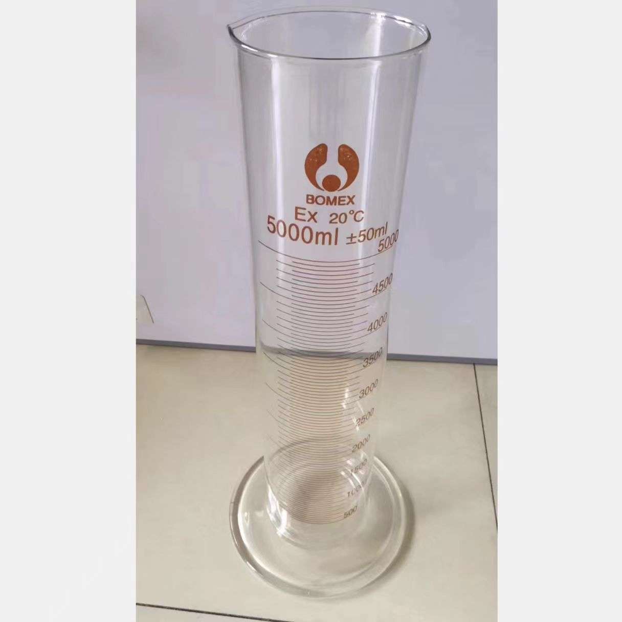 5L量筒5000ml刻度量杯耐酸耐碱