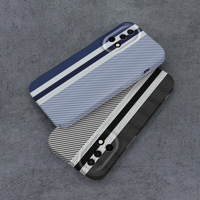 蓝白条纹纹理适用华为nova13手机壳nova13pro菲林硬壳创意潮牌NOVA12/12Pro/12Ultra男女nova12活力版保护套