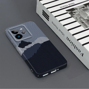 高山格纹纹理适用realme真我GT7Pro手机壳GTNeo6se菲林硬壳GTNEO5/GTNeo2T/GTNEO3保护套女网红GT5Pro潮牌ins