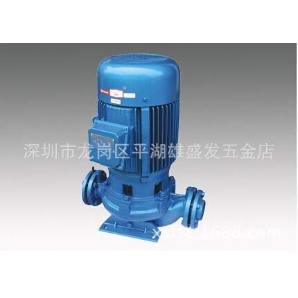 广东凌霄GD型管道式离心水泵立式管道增压泵40GD-20T