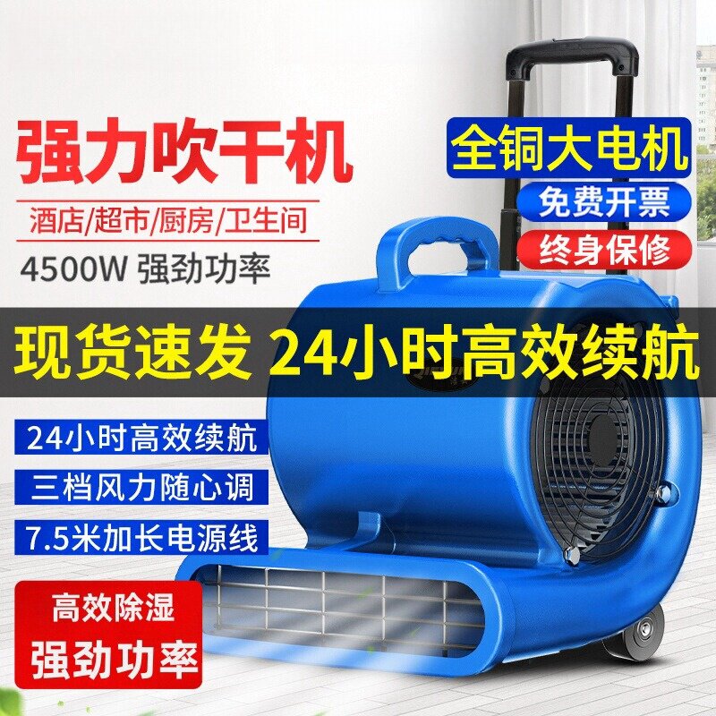 德国进口卡赫吹干机商用大功率干燥冷热吹地毯厕所地板除湿吹地机
