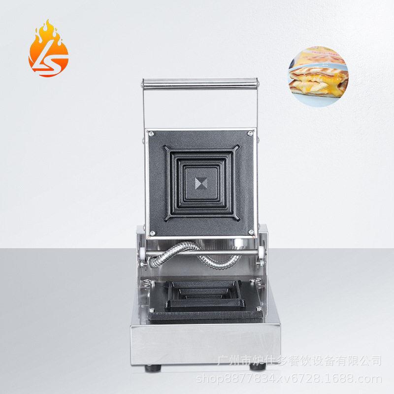 炉仕多商用爆浆三明治机头双头热压土司机口袋面包封边三文治机图片
