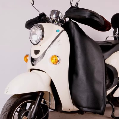 踏板摩托车专用挡风被豪爵uhr150冬季加绒防水afr125冬天腿部防风