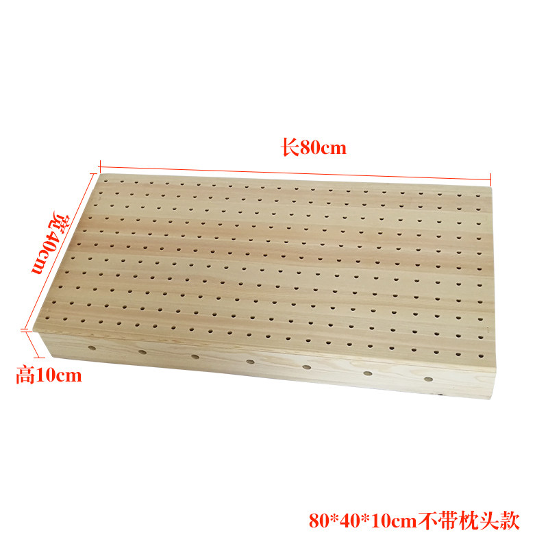 经络保健艾灸盒带头枕温灸器实木艾灸床家用全身熏蒸理疗木艾炙床