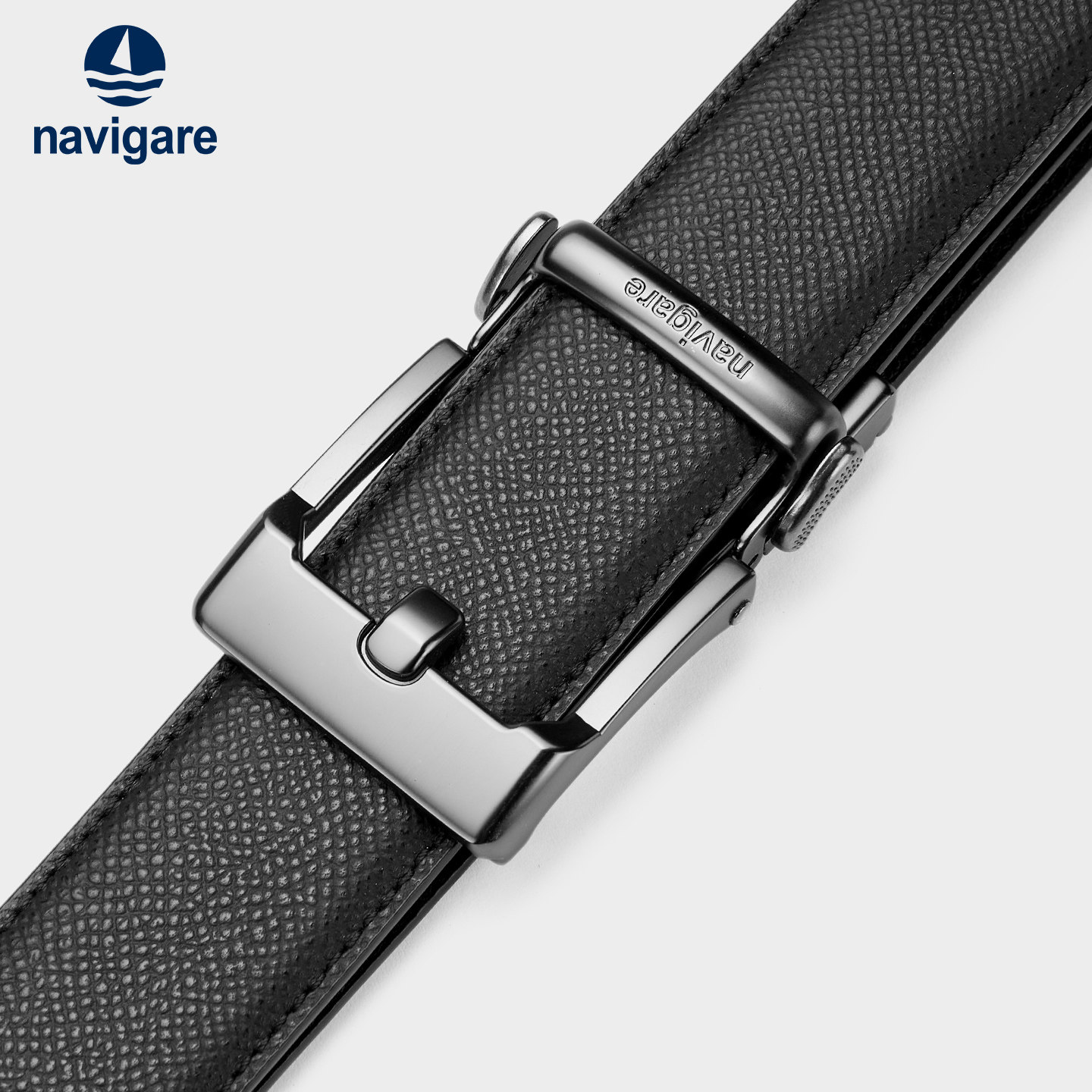 Navigare意大利小帆船2026新款男士真皮皮带自动扣设计感小众结婚