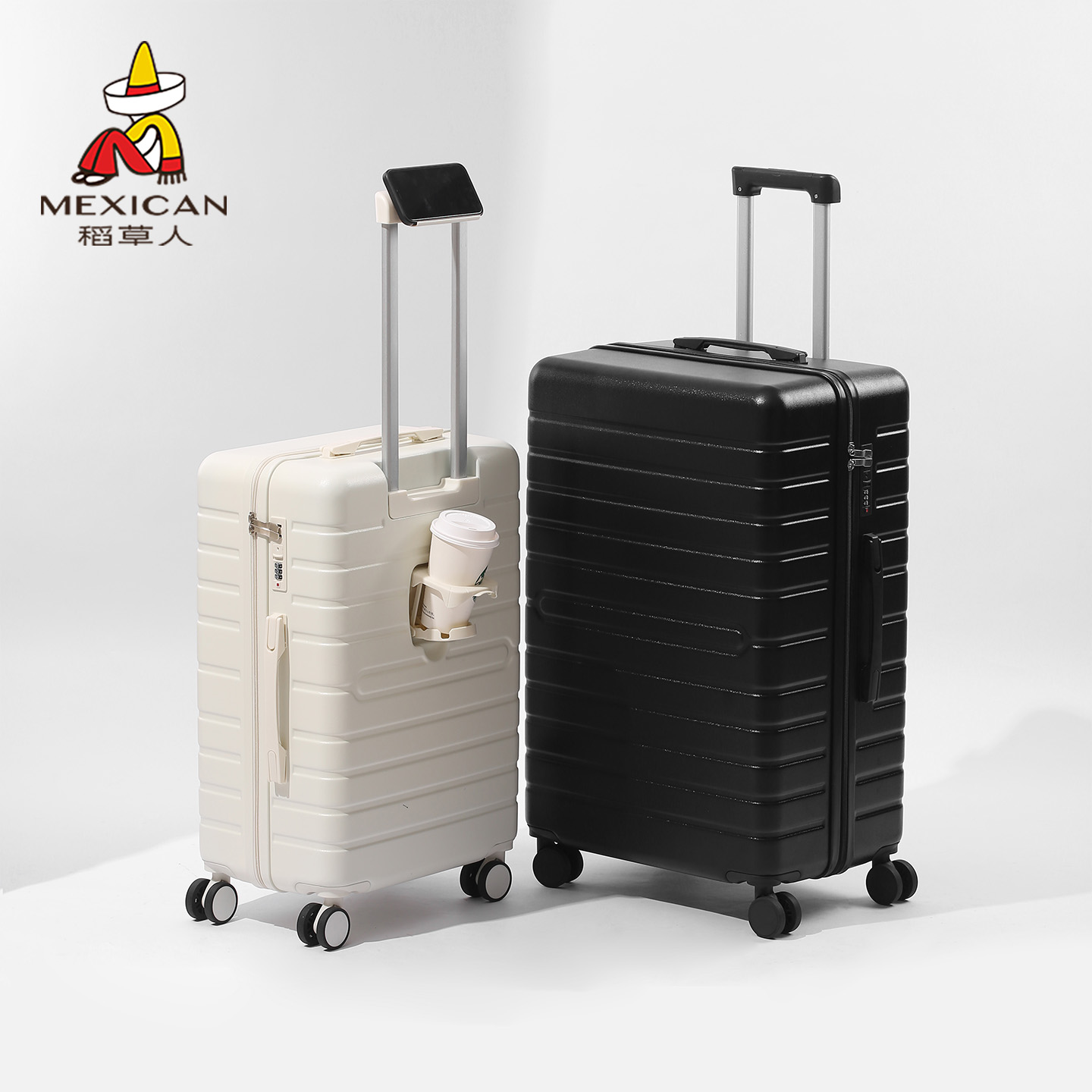 稻草人旅行箱大容量2025新款行李箱多尺寸旅行登机箱密码箱拉杆箱