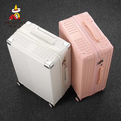 稻草人行李箱女2025新款拉杆箱登机20寸24大容量28旅行密码皮箱子