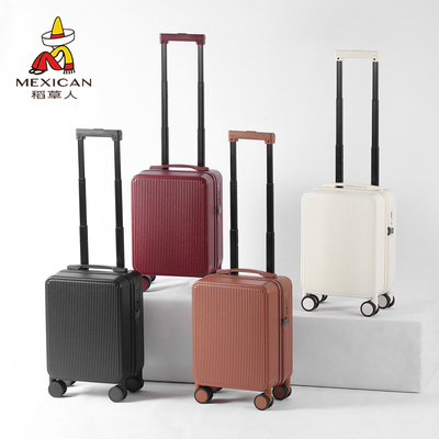 稻草人轻便行李箱小型女18寸可登机旅行拉杆16小号迷你手提箱子男