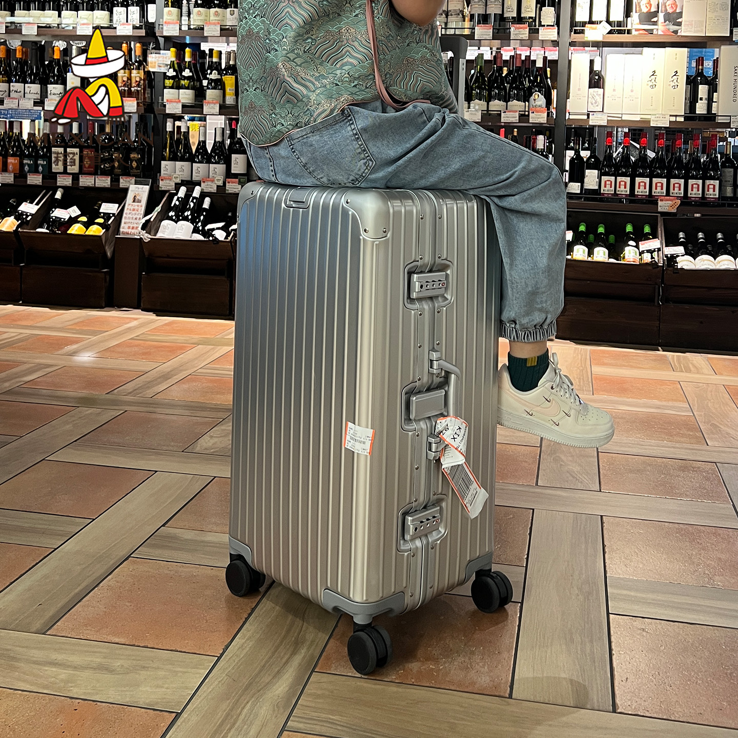 稻草人拉杆箱行李箱男全铝镁合金2025新款旅行铝框登机密码箱皮箱