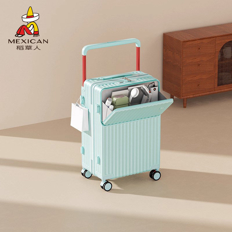 稻草人行李箱女2026新款大容量旅行箱男铝框拉杆箱密码箱登机箱子