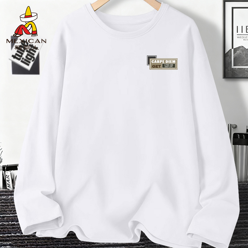 稻草人长袖t恤卡通青少年潮上衣