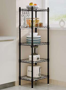 厨房房置JYN物客架落地卫生间多层厨用品收纳架多能功厅浴室储物