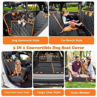 新防水可拆卸宠款物后排车载垫座宠物坐后垫防防水774防脏抓安全