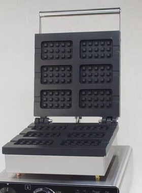 用烤饼机六片方热形雪糕华夫UWO炉饼烘商烤松电小吃工厂直销优惠