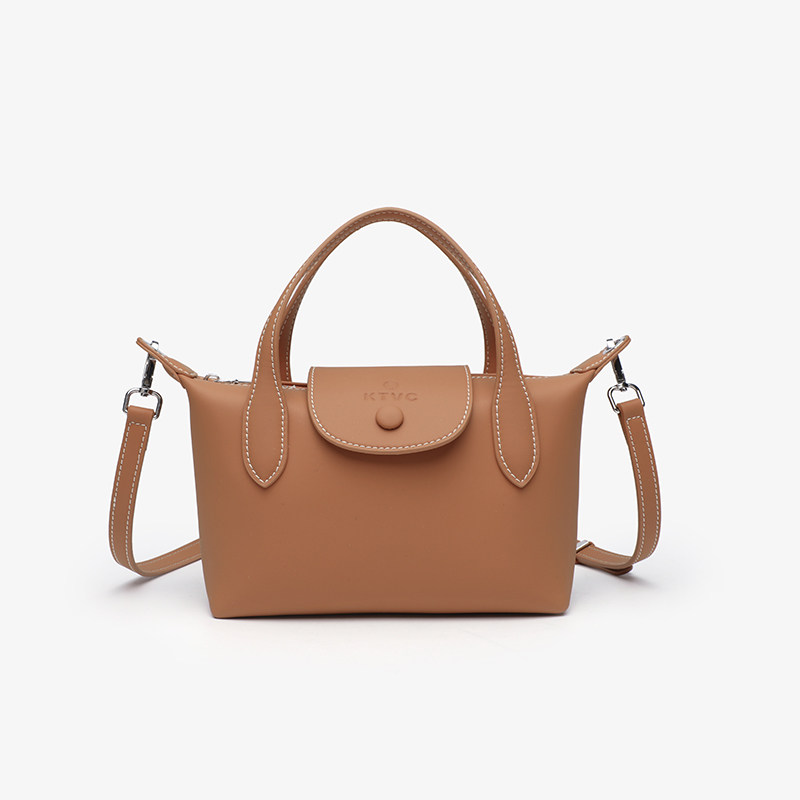 饺子包有机硅皮革手提包质感时尚包百搭斜挎包简约