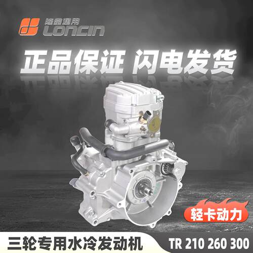 隆鑫TR260300水冷低卡中轴引擎总成三轮车原厂正品爆款热销