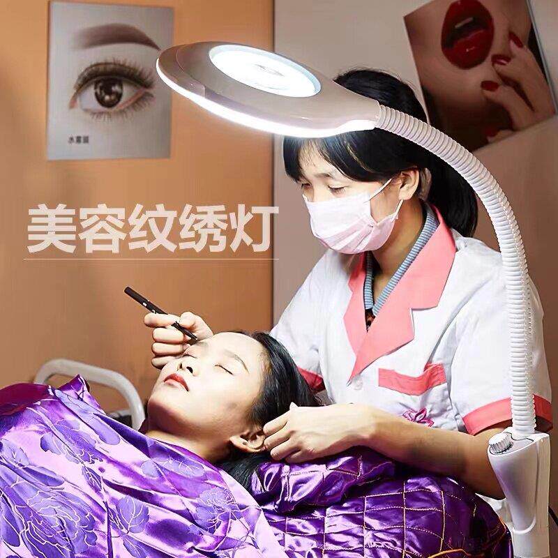 当天发货美容院LED冷光灯放大镜纹绣灯美容灯美甲美睫无影落地灯