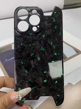适用于苹果Carbon Fiber Cases for iPhone16promax碳纤维手机壳15pro锻造纹不规则保护壳超薄防摔硬壳保护壳