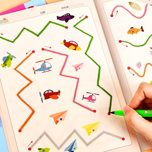 幼儿园儿童控笔训练字帖送褪色笔