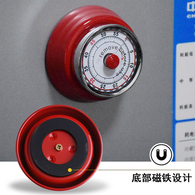 不锈钢机械计时器厨房定时器时间管理提醒器闹铃倒计时创意小工具