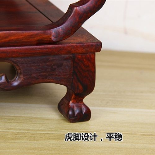 红酸枝实木博古架 茶壶紫砂壶茶具茶杯摆件收纳木架子底座多宝阁