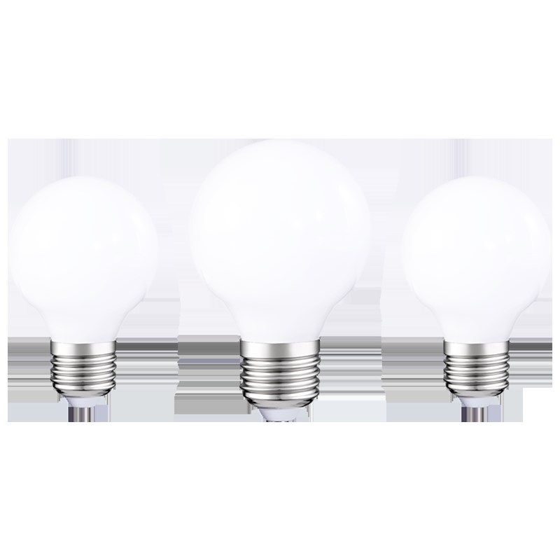 灯泡螺口led灯暖光暖色护眼e27台灯节能暖黄光龙珠泡球形圆化妆镜