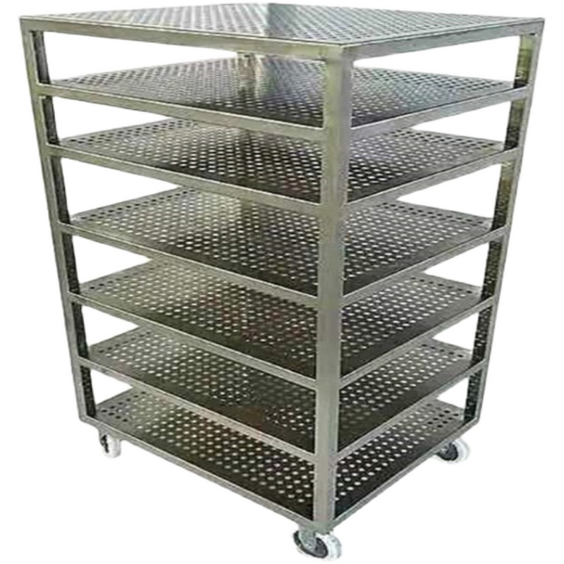 定制烤盘车抽屉式千层架不锈钢304推拉玻璃周转台车201耐高温托盘