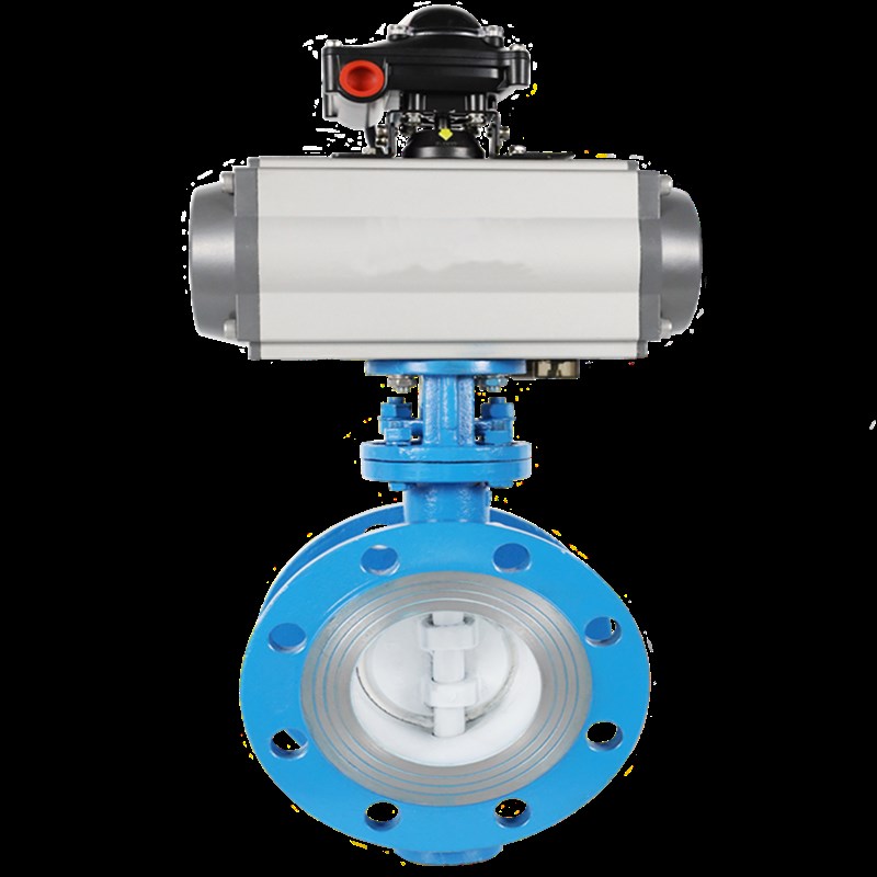 气动硬密封蝶阀 D643H-16C铸钢法兰三偏心高温双向快速开关切断阀