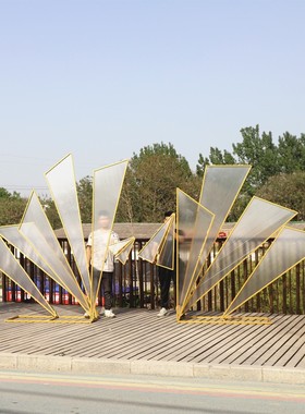 新款婚庆道具铁艺贴膜背景婚礼舞台装饰背景飞机屏风商场美陈道具