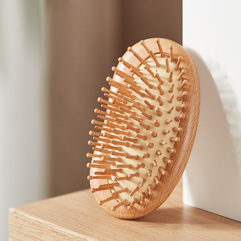 初心钢针气囊气垫梳头皮按摩梳头部顺髪美发梳子家用小木梳造型梳
