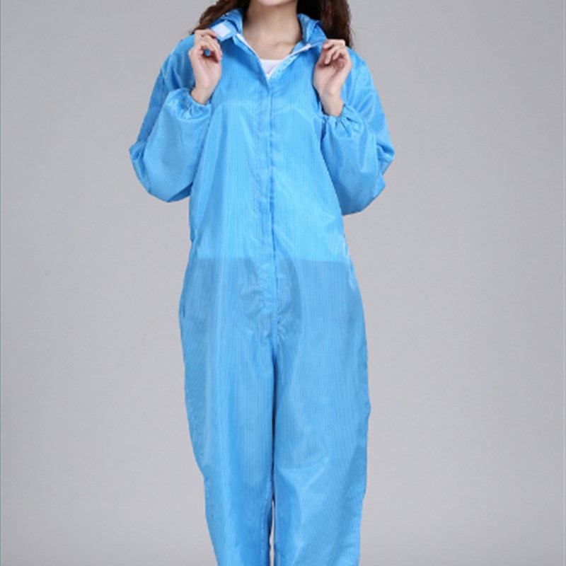 连体连帽服装套装男喷漆女防尘服无尘防静电衣服工作车间防护