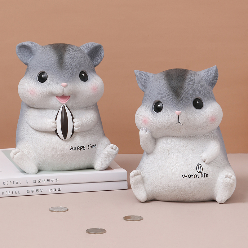 网红款仓鼠存钱罐只进不出2021年新款储钱罐儿童男女孩创意储蓄罐