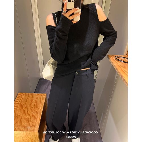 大码女装胖妹妹mm垂感西装阔腿春秋高腰宽松显瘦拖地休闲裤200斤