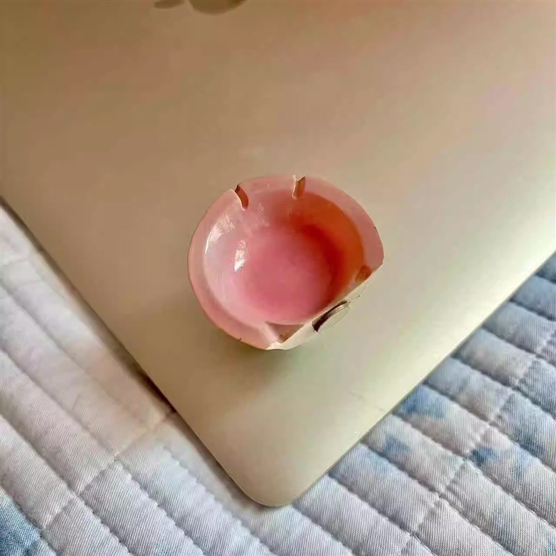 杭州文创博物馆影青釉里红冰箱贴高足杯明朝国博特色收藏纪念品