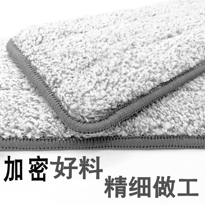 通用平板拖把拖布头替换头拖把头适合大卫Z9拖把布加厚粘贴式配件