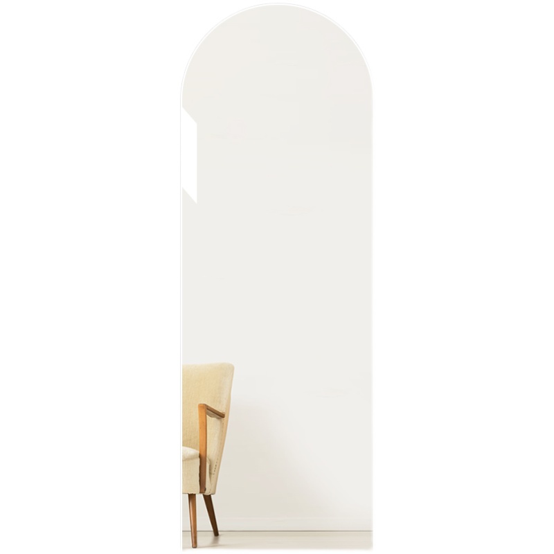 BOLEN穿衣镜壁挂全身镜无框挂墙自粘镜子贴墙家用玄关粘贴试衣镜