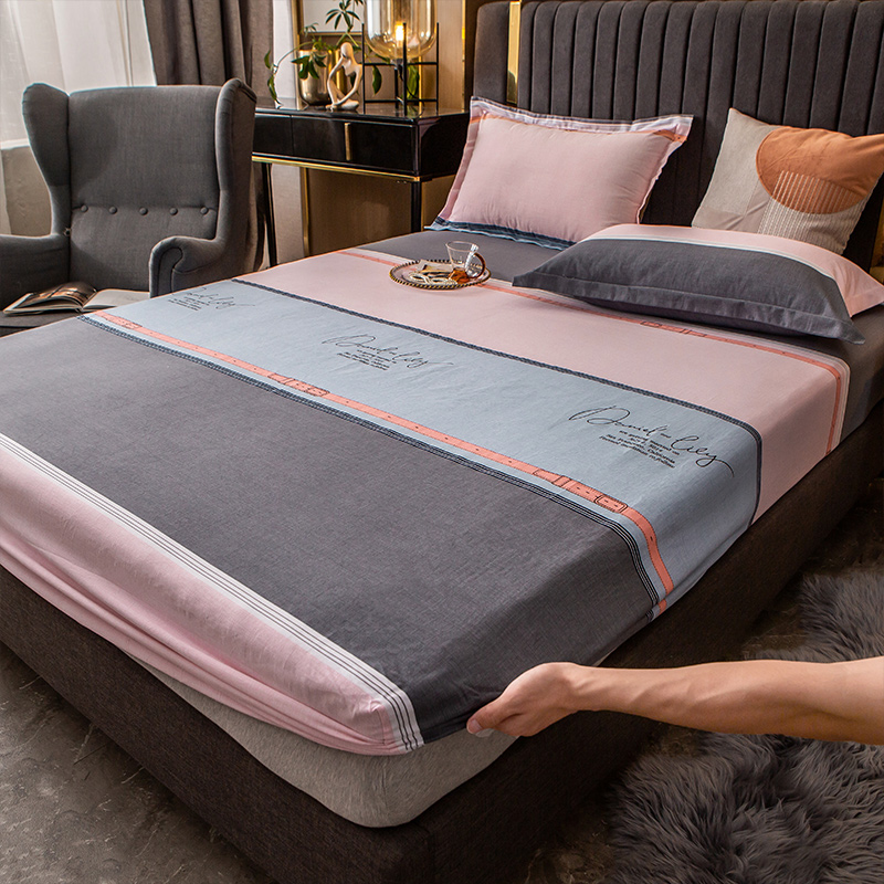 纯棉床笠单件加厚磨毛全棉秋冬防滑床单全包席梦思床垫保护套床罩