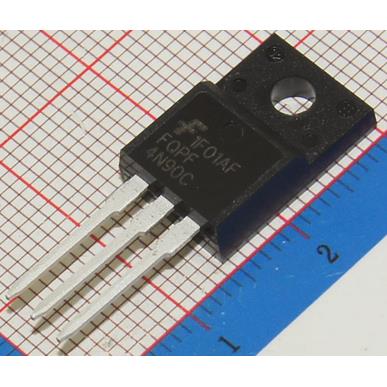 10只包邮 FQPF4N90C TO-220F 4N90C 直插塑封 MOS场效应管 4A900V