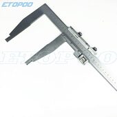 HUOTO 300mm长爪游标卡尺 向爪长爪不锈钢游标卡尺0