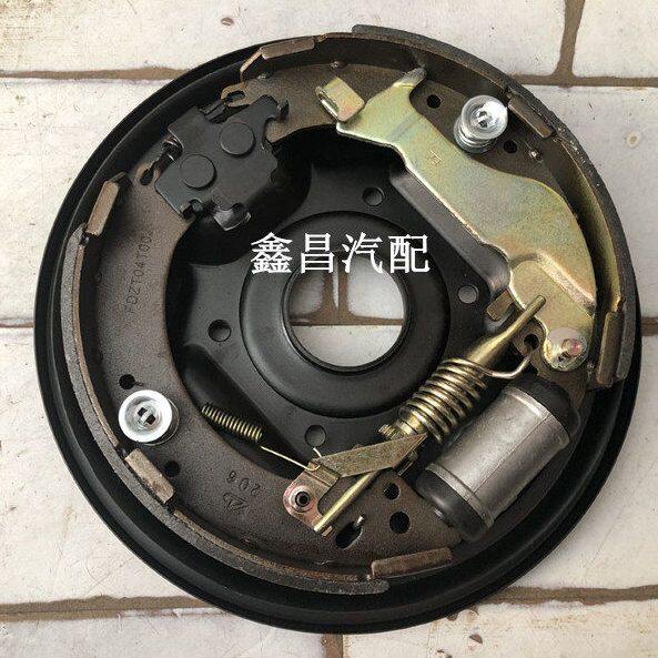 哈飞中意v5配件 新中意后制动器总成 后刹车总成后制动盘总成原厂