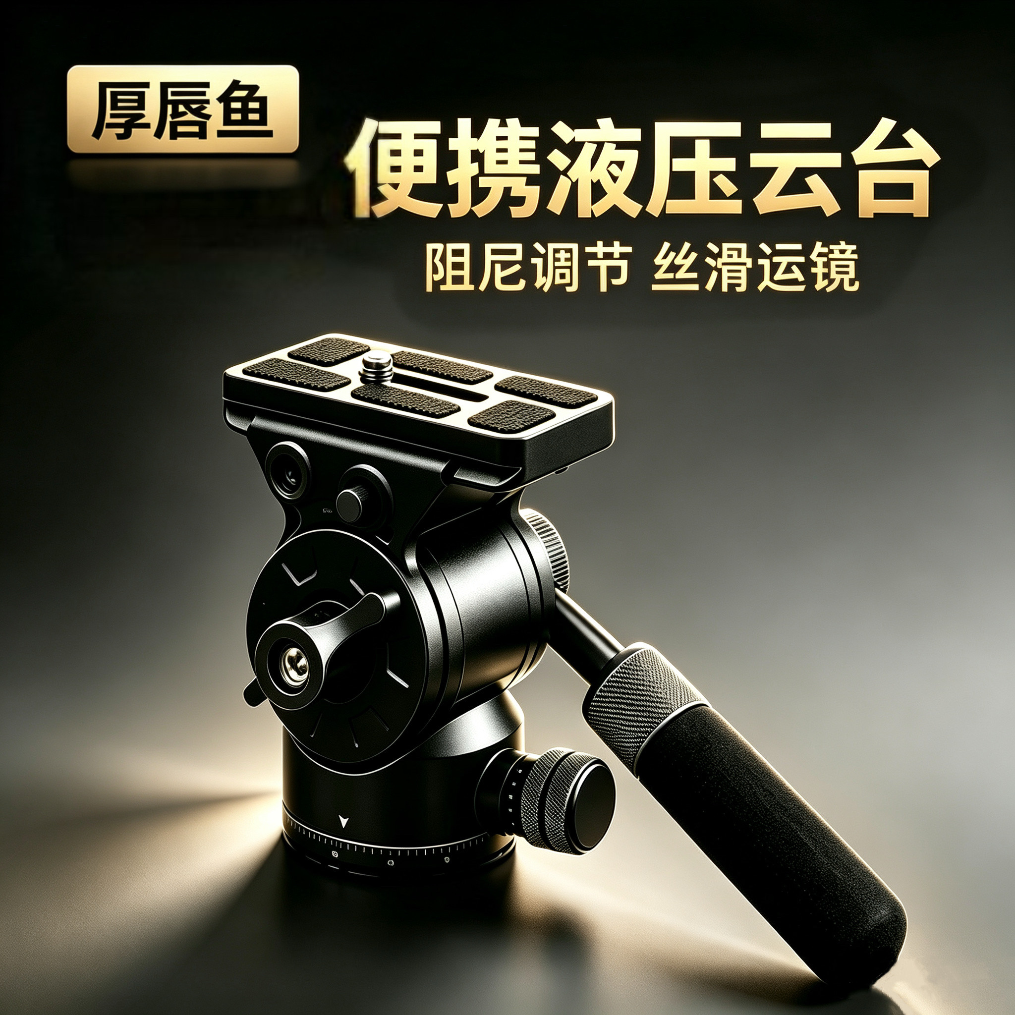 【厚唇鱼】D5便携式液压云台