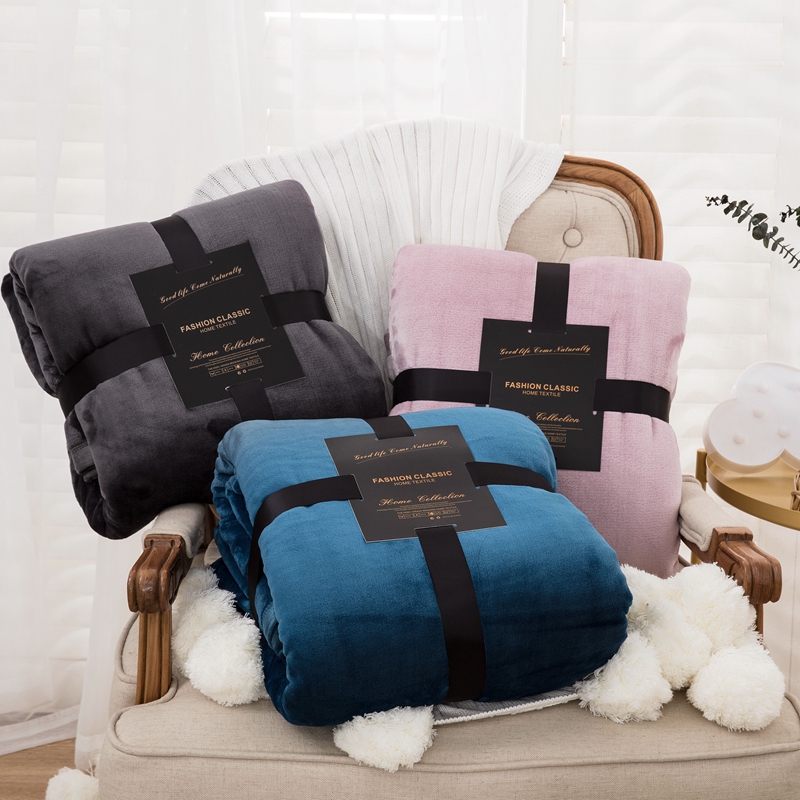 办公室午睡毯珊瑚绒毯子冬季加厚盖毯单人学生宿舍法兰绒毛毯被子