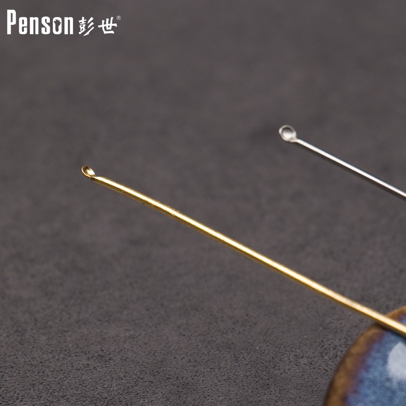 彭世采耳技师专业迷你精细小头超窄耳勺掏耳朵加固长柄铜采耳工具